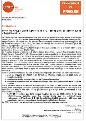 lire le communiqué
